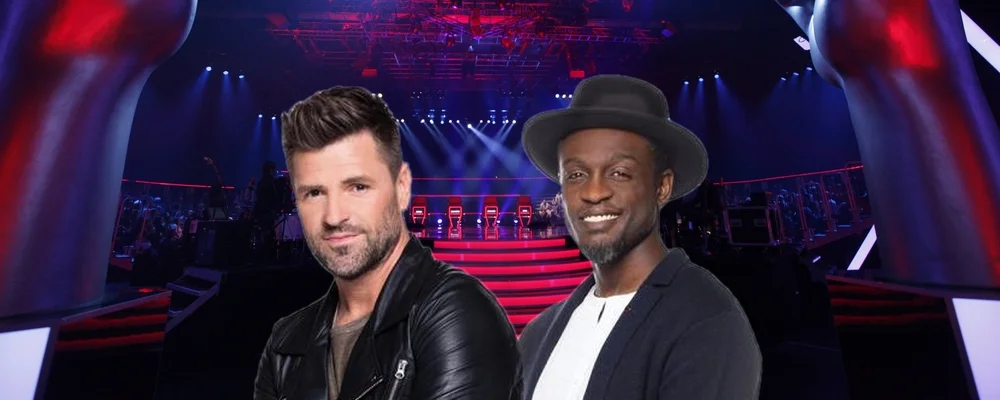 Montage des archives Team Corneille réunissant Marc Dupré et Corneille pour La Voix 2017